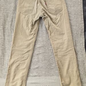Levi's Beige Straight-Leg Jeans